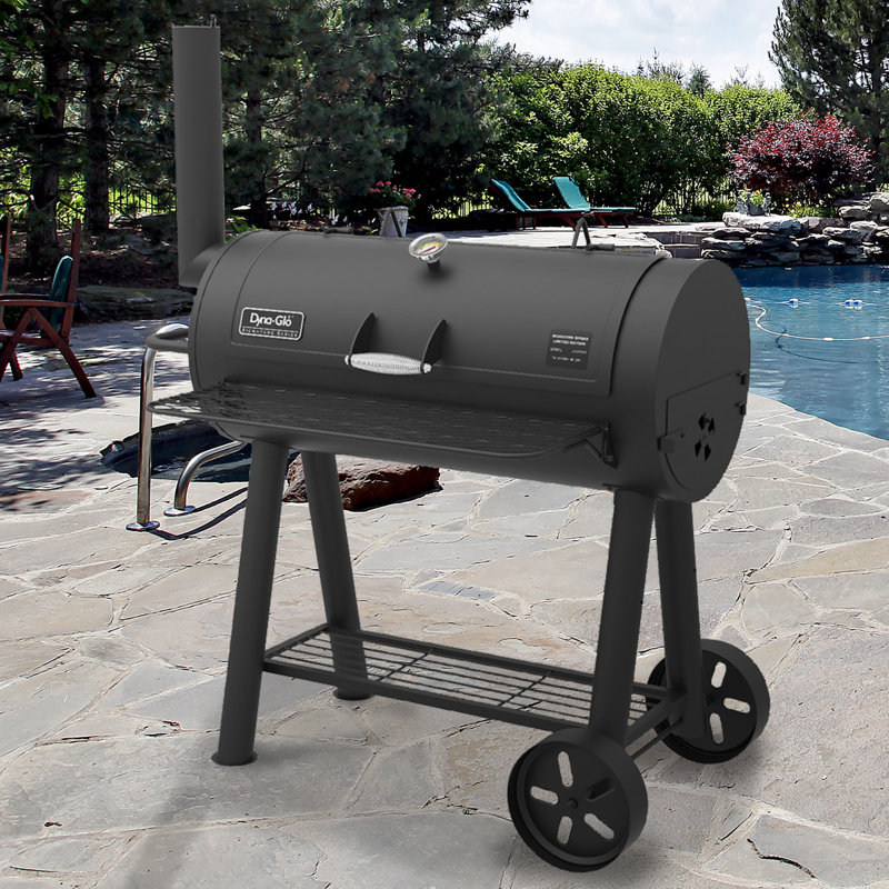Dyna Glo Heavy Duty Barrel Charcoal Grill Reviews Wayfair Heavy Duty Barrel Charcoal Grill