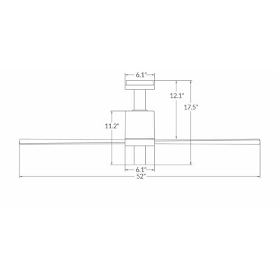 52" Pensi DC Ceiling Fan with LED Light