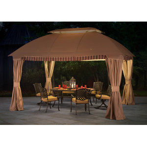 Hadley 10 Ft. W x 13 Ft. D Steel Permanent Gazebo