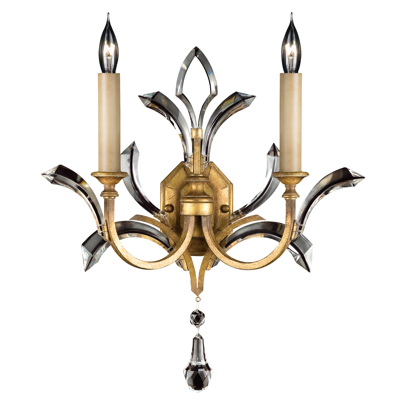 Fine Art Lamps Bevearcs 2 Light Candle Wall Light Wayfair