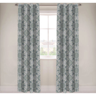Oakland Raiders Curtains Wayfair Oakland Paisley Semi Sheer Curtain Panels Set Of 2