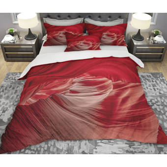 World Menagerie Pimental Marley Ungaro Artsy Pink Stars Microfiber Duvet Covers Wayfair Ca