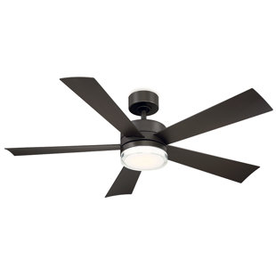 Best Wynd 5 Blade Outdoor LED Ceiling Fan with Remote By Modern Forms Outdoor Lighting Wynd 5 Blade Outdoor LED Ceiling Fan with Remote By Modern Forms Outdoor Lighting
