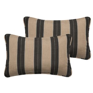 Crestwood Outdoor Sunbrella Lumbar Pillow (Set of 2)
