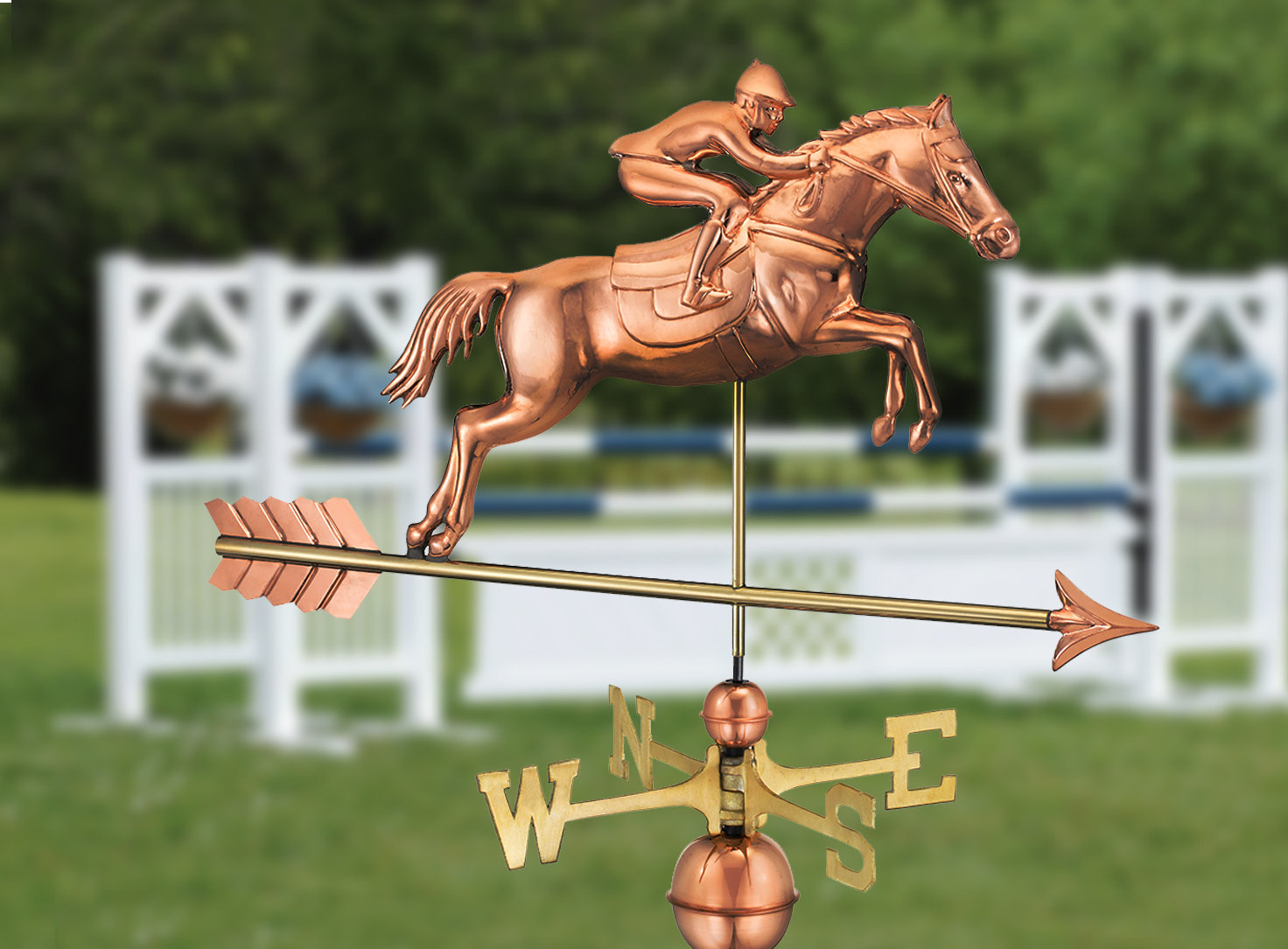 Dakota Fields Broomsedge Jumping Horse Weathervane Wayfair.ie