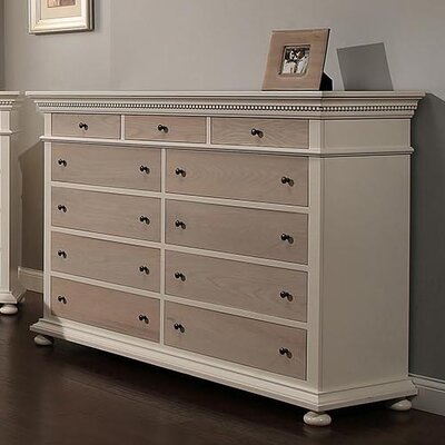 Sheffield 11 Drawer Dresser One Allium Way Color French Gray