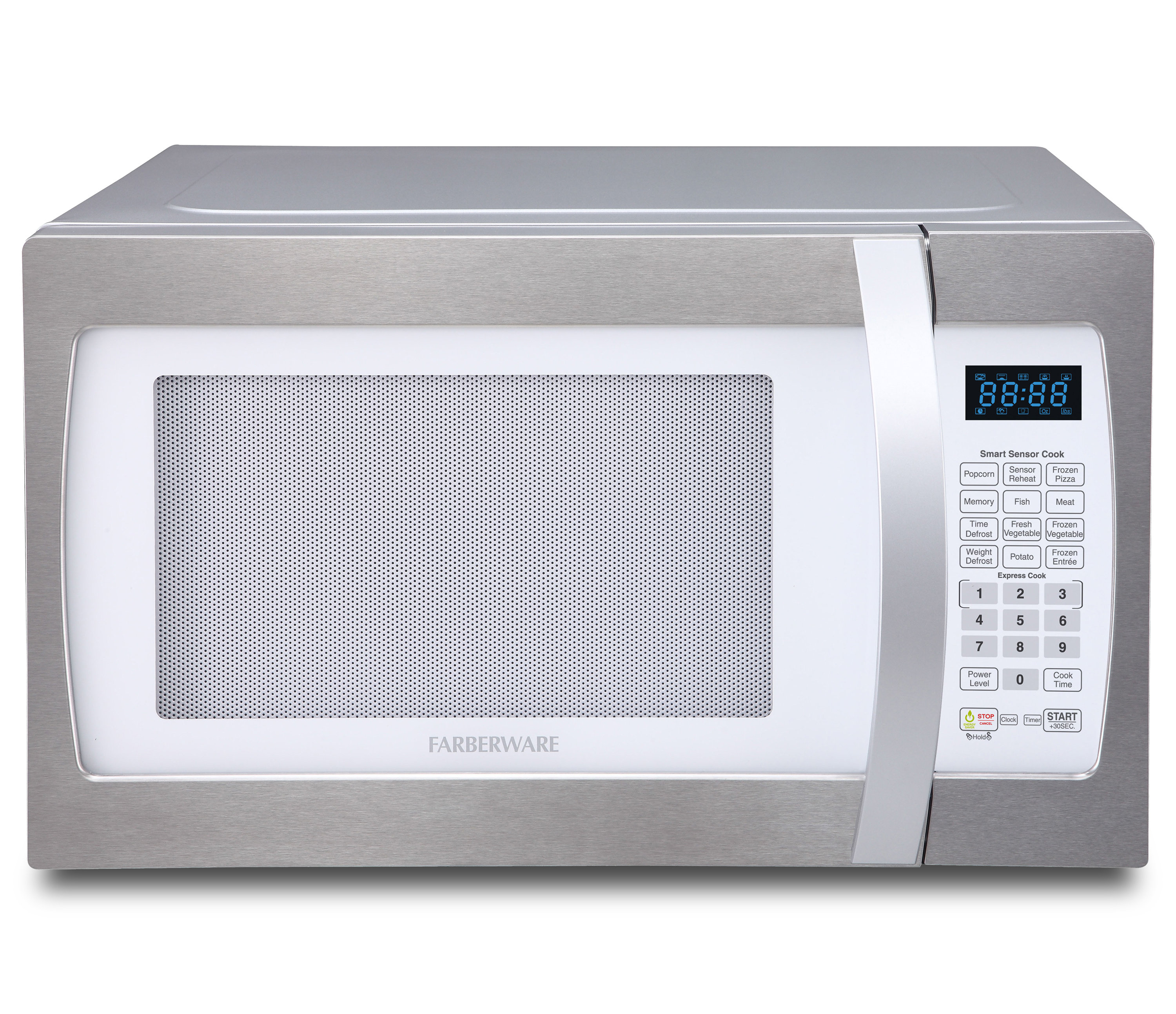 Farberware Professional 1 3 Cu Ft 1100 Watt Microwave Oven With 1 3 Cu Ft 1100 Watt Microwave Oven