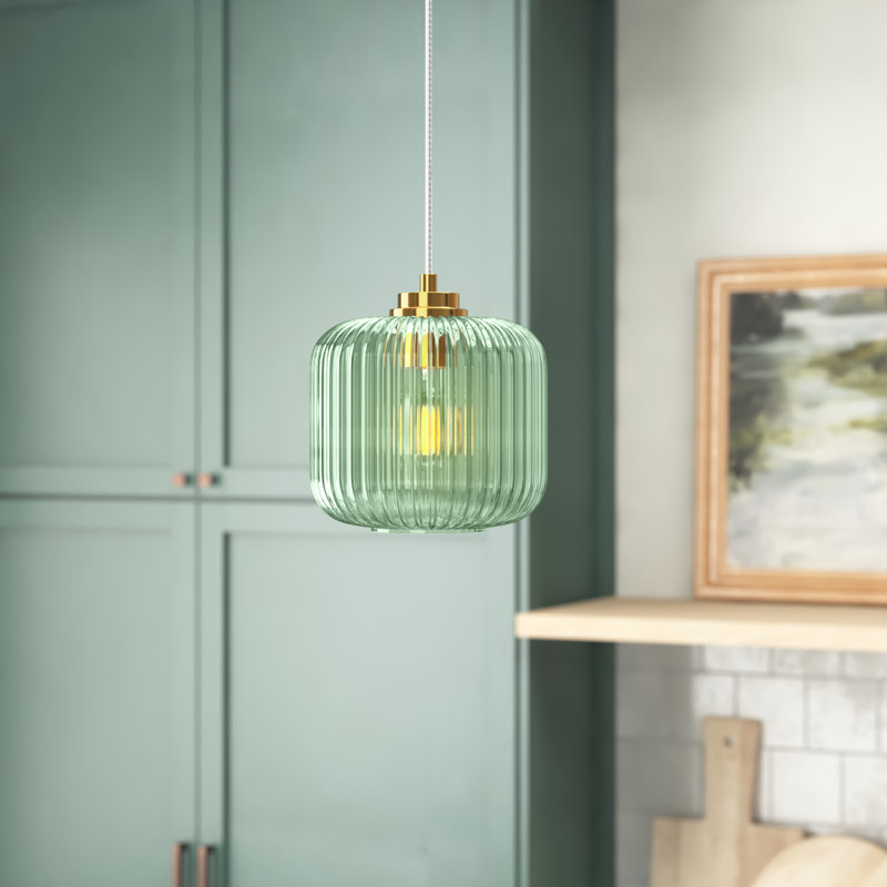 Gracieleigh 1 - Light Unique Globe Pendant Shade Color: Green