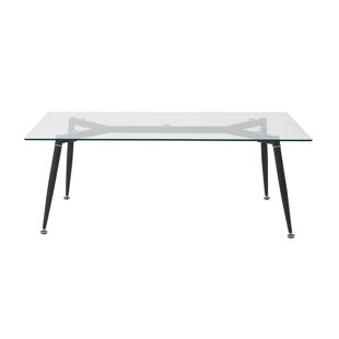 Go to store & view more images Ebern Designs Letitia Living Room Rectangular Glass Top Coffee Table
