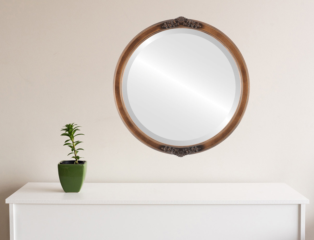 House Of Hampton Wingate Glam Beveled Accent Mirror Wayfair