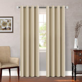 Ivory Curtains 108 Length Wayfair Ca