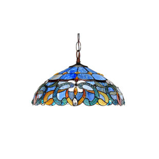 Go to store & view more images Suvi Blue 2-Light Bowl Pendant by Astoria Grand