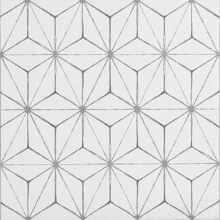 Geometric Tile Wayfair Kikko 12 X Vinyl Tile In White