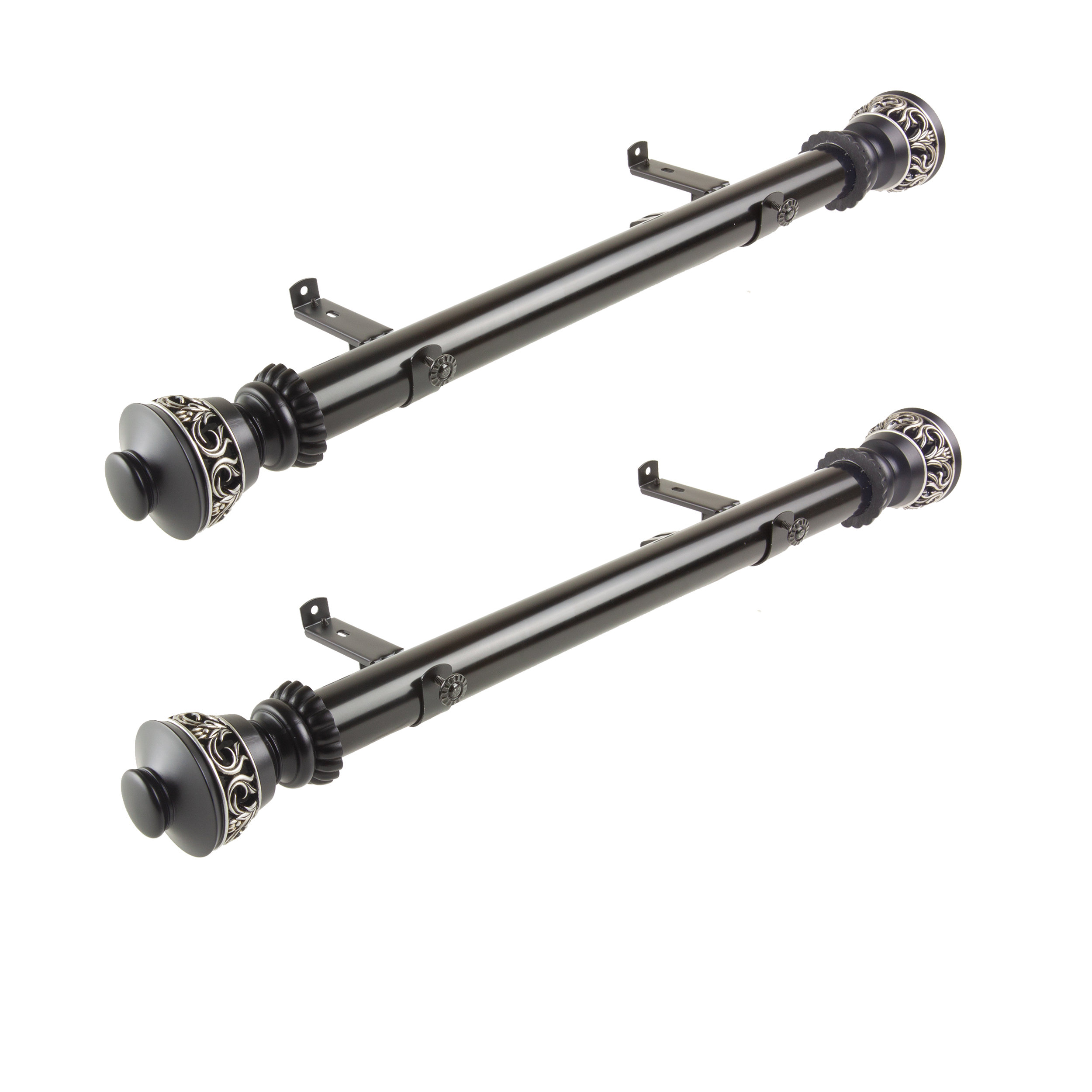 Astoria Grand Sifuentes Side Single Curtain Rod Hardware Set