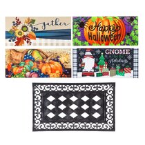Halloween stars doormat housewarming gift fall decor welcome mat halloween doormat autumn fall doormat pumpkin personalized doormat