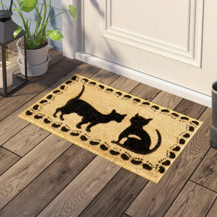Door Mats Floor Mats Welcome Front Door Mat Rug Cats Tails