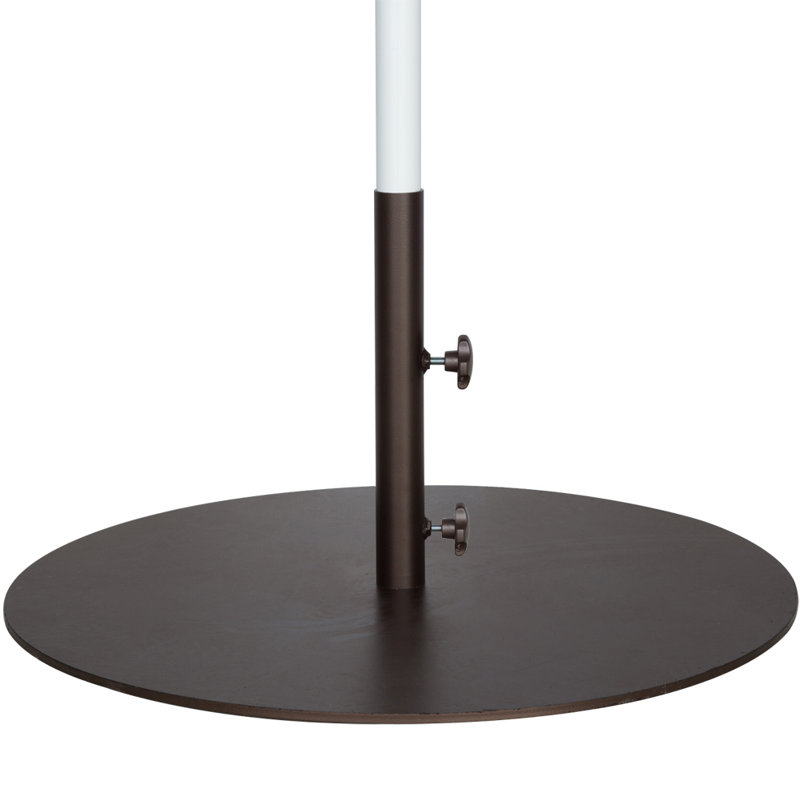 Abba Patio Round Steel Market Umbrella Base Reviews Wayfair Round Steel Market Patio Umbrella Base