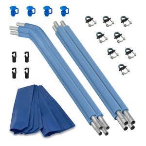 20 Piece Trampoline Replacement Enclosure Poles and Hardware