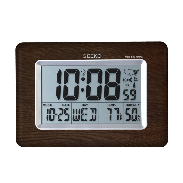 seiko table clock