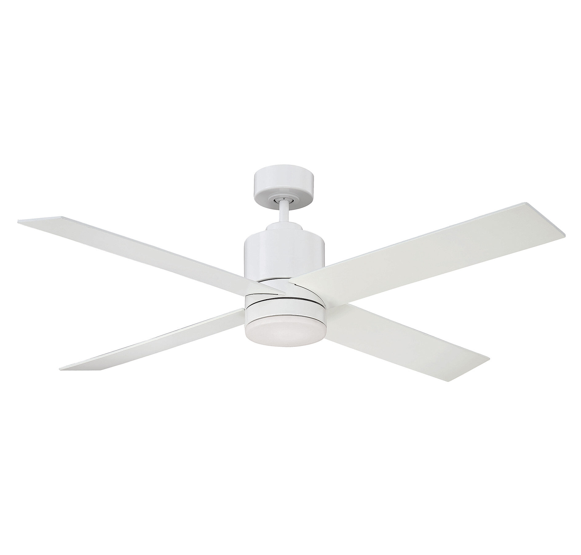 52 Harlingen 4 Blade Led Standard Ceiling Fan With Fan Control Parts And Light Kit Reviews Allmodern