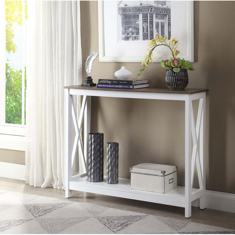 Beachcrest Home Stoneford 39 5 Console Table Reviews Wayfair
