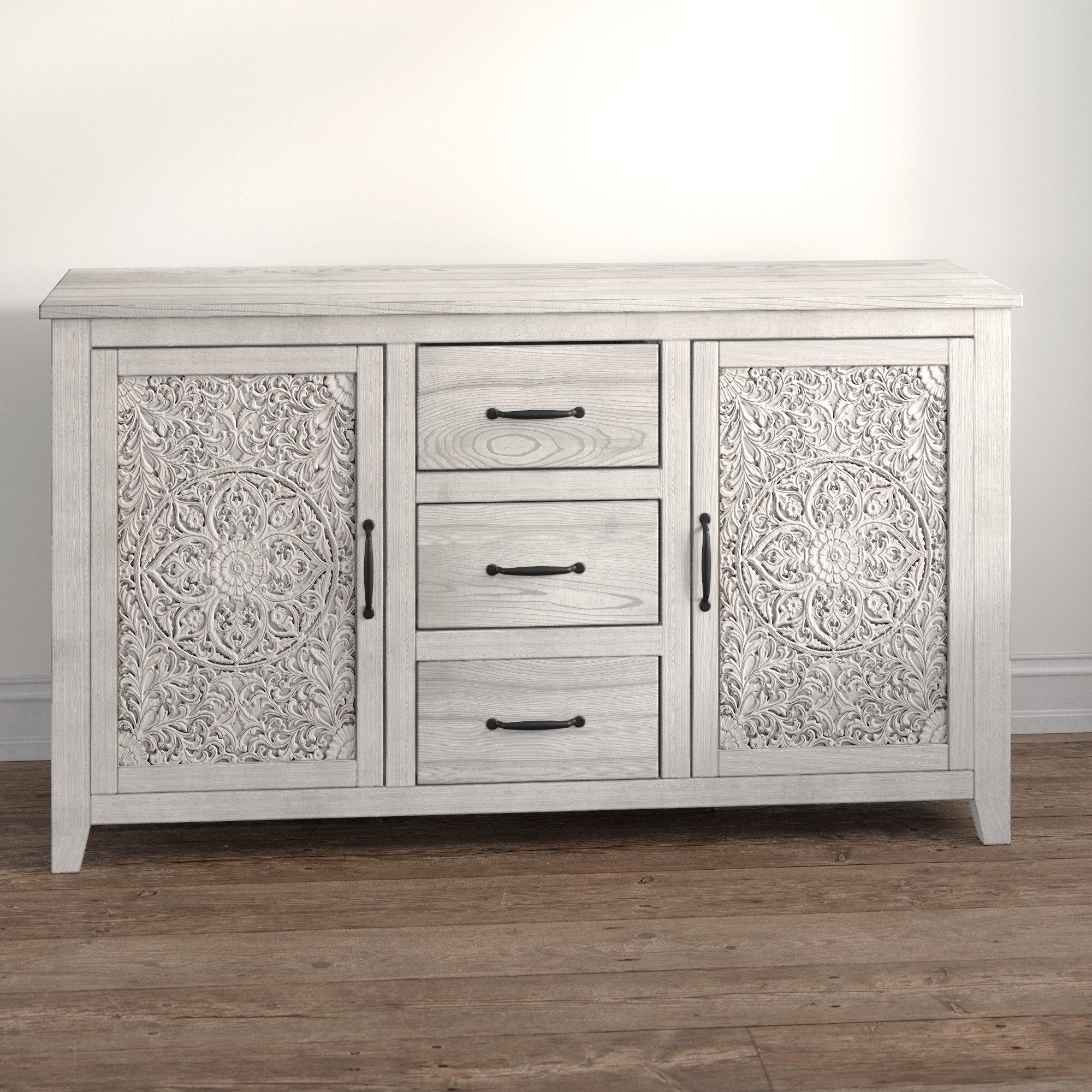 3 drawer combo dresser