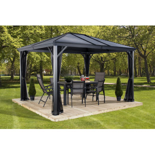 Go to store & view more images Ventura Aluminum Patio Gazebo by Sojag