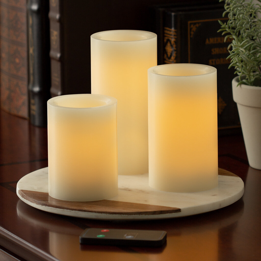 Ebern Designs Vanilla Scented Flameless 