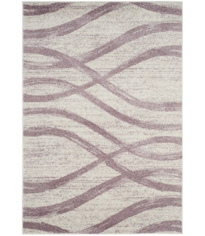 Willa Arlo Interiors Marlee Cream Purple Area Rug & Reviews 