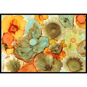 Abstract Flowers Doormat