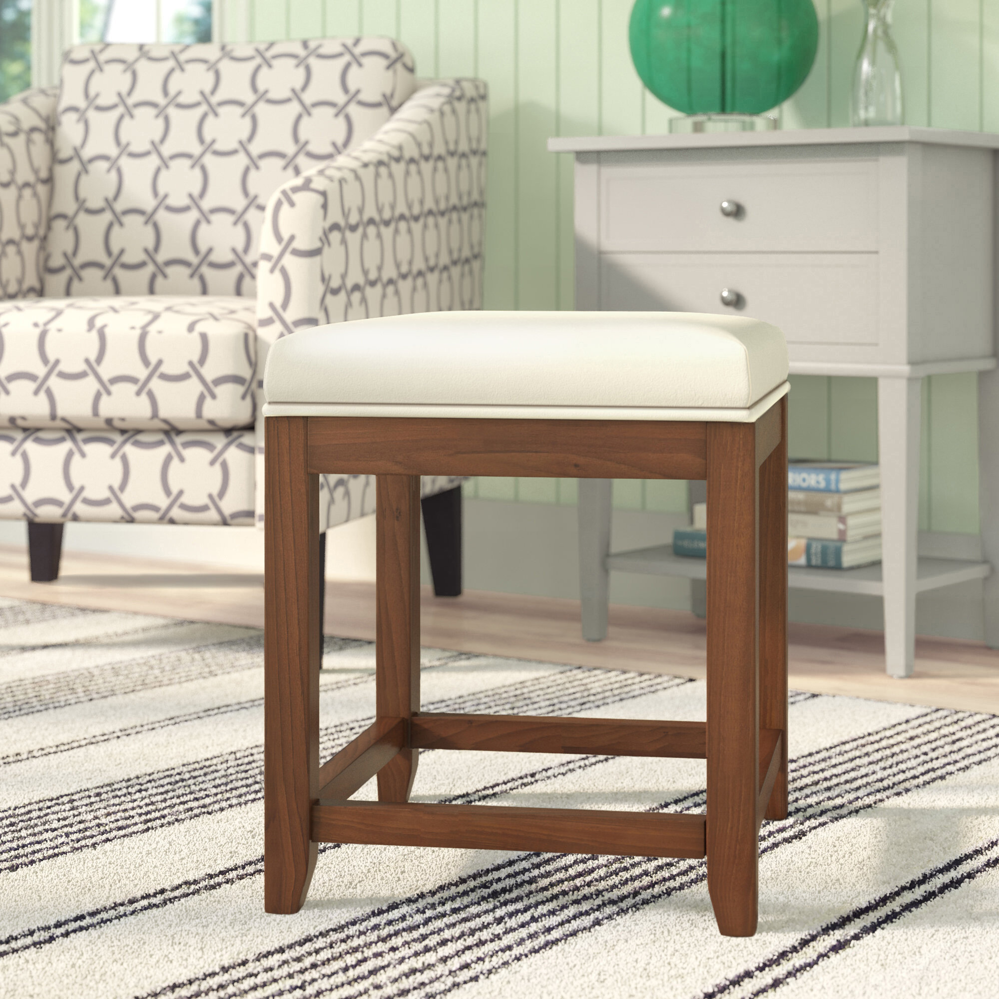 Tall Vanity Accent Stools Youll Love In 2020 Wayfair