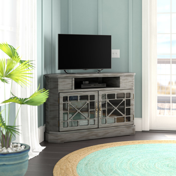 Rosecliff Heights Nabors Corner Tv Stand For Tvs Up To 55 Inches