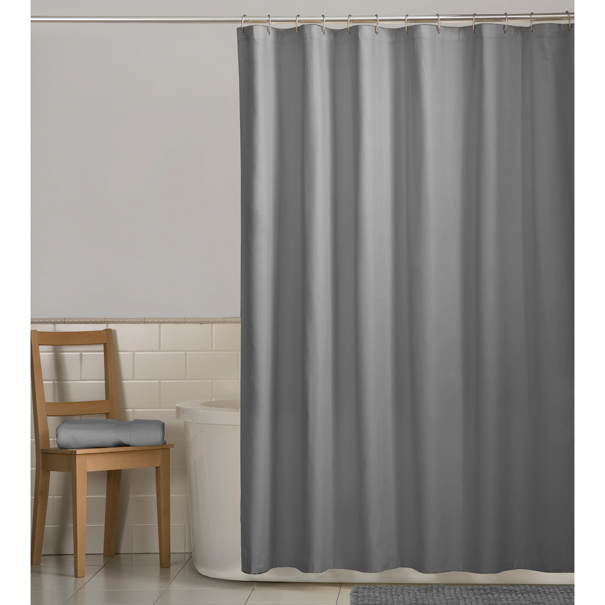 Charlton Home Saver Single Shower Curtain Liner Reviews Wayfair