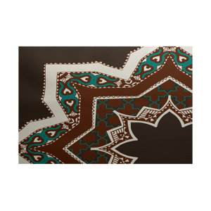 Soluri Brown / Blue Indoor/Outdoor Area Rug