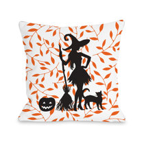 Server Halloween witch Server by Day Witch by Night Halloween Throw Pillow 16x16 Multicolor Server Halloween witch Server by Day Witch by Night Halloween Throw Pillow 16x16 Multicolor