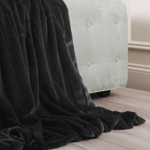 Ora Mink Faux Fur Throw Blanket