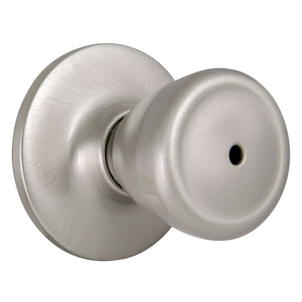 Satin Nickel Tulip/Round/Flat Door Knob Entry/Privacy/Passage/Half Dummy Lockset 