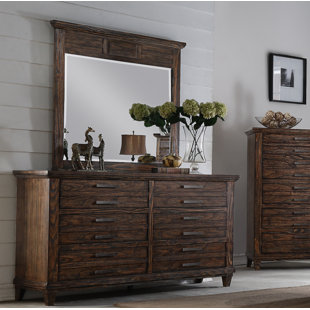 Go to store & view more images Rodriguez 6 Drawer Double Dresser with Mirror by Union Rustic
