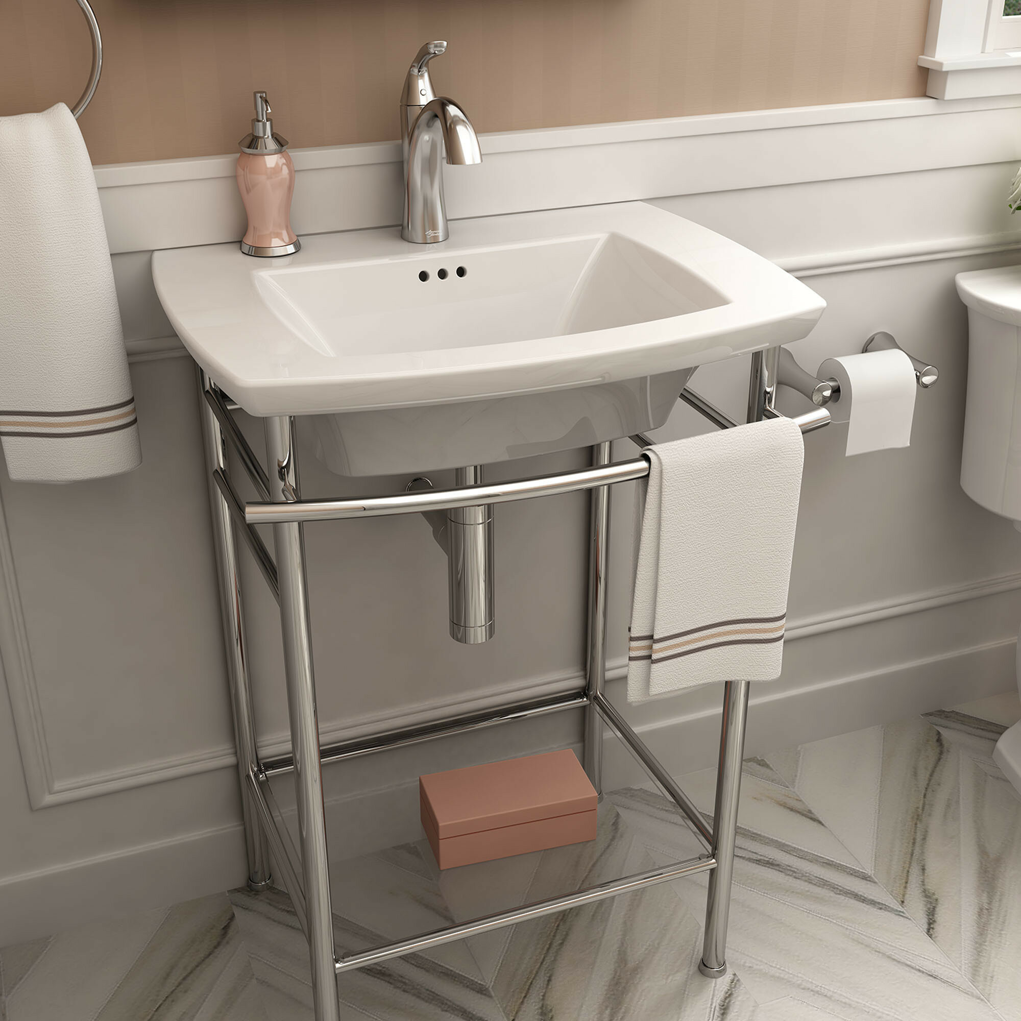Edgemere 25 Console Bathroom Sink With Overflow