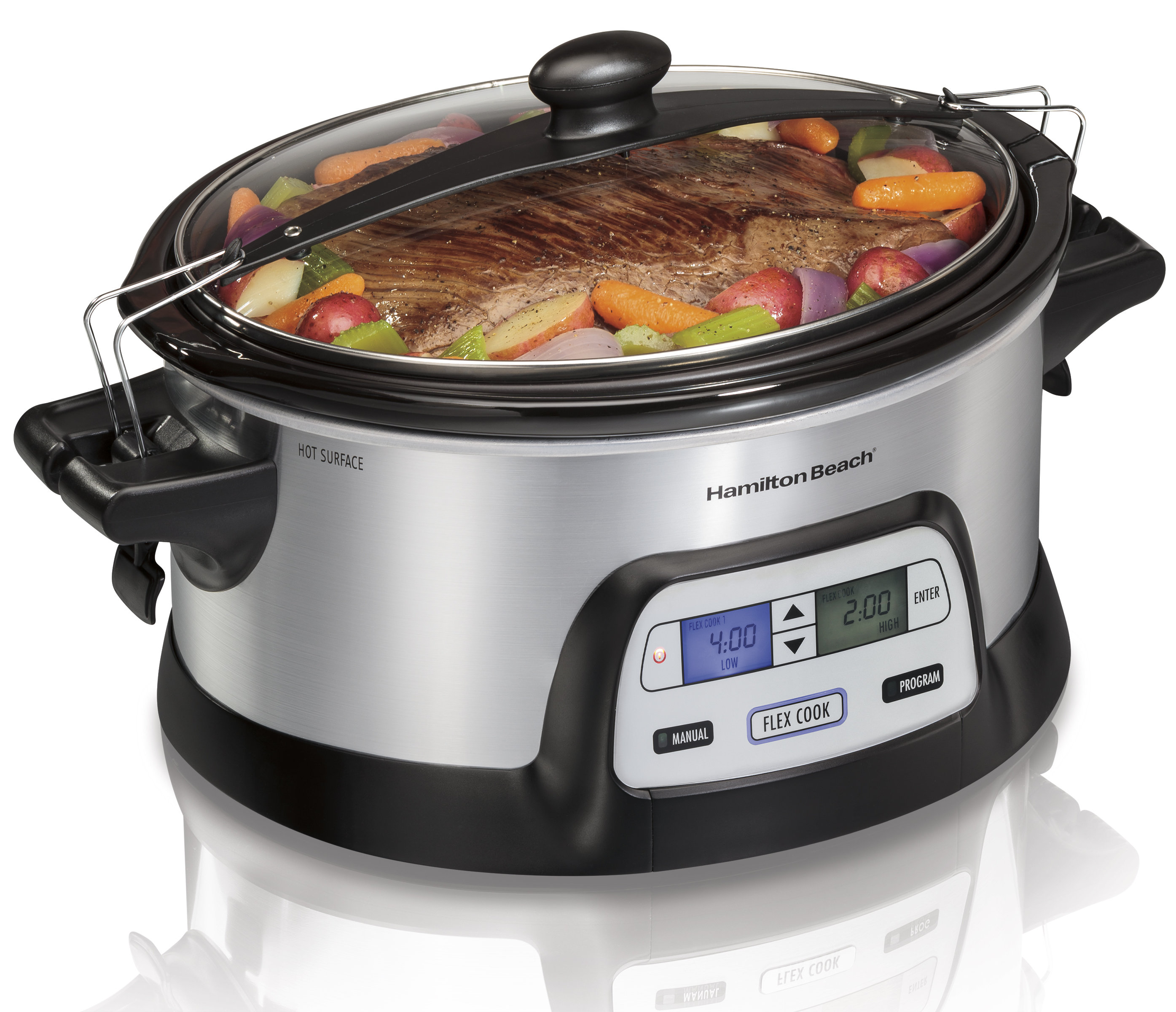 Hamilton Beach 6 Qt. Stay or Go Programmable FlexCook Slow Cooker & Reviews  | Wayfair