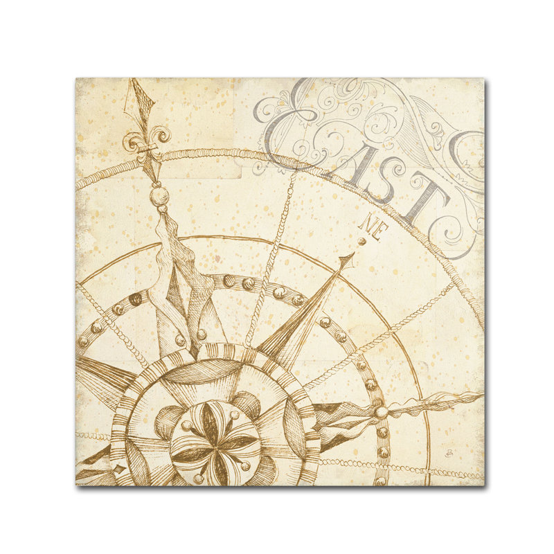 Breakwater Bay Coast To Coast Sepia Iii Painting Print On