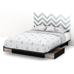 Step One 10.5in Tall Queen Platform Bed by South Shore