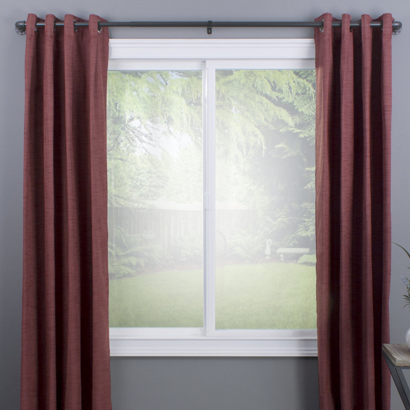 Williston Forge Lovina Wrap Curtain Single Rod Reviews Wayfair