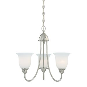 Concord 3-Light Shaded Chandelier