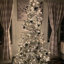 The Holiday Aisle® Slender Green Flocked/Frosted Christmas Tree with ...