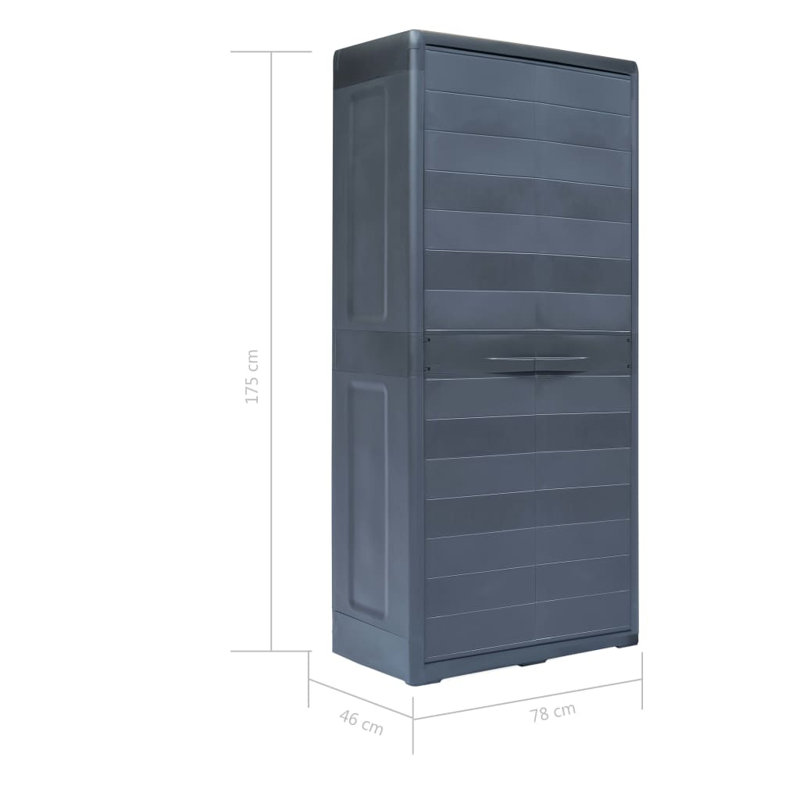 Wfx Utility 69 H X 31 W X 18 D Garden Plastic Storage Cabinet