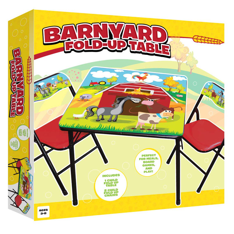 kids fold up table