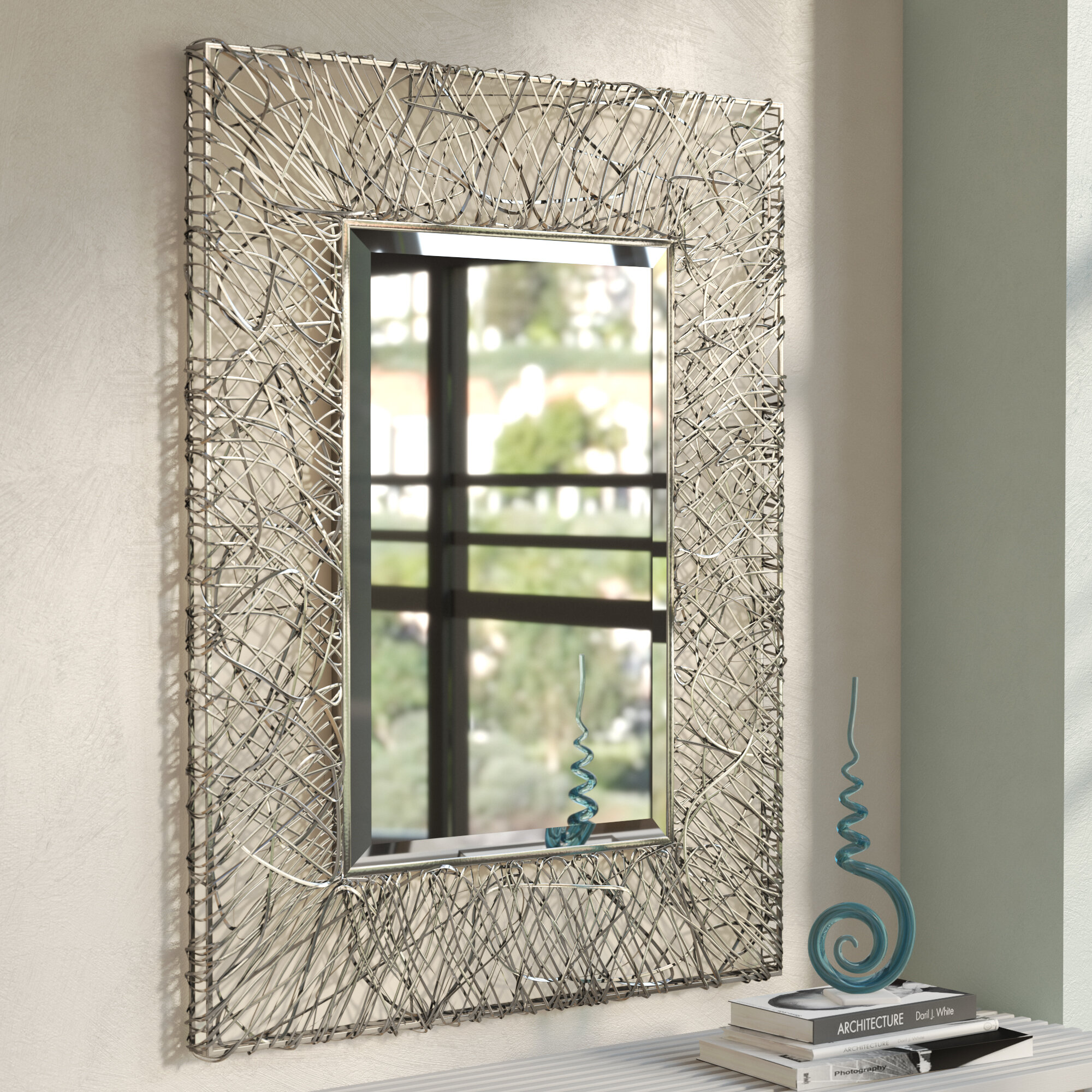 Wade Logan Artsy Wall Mirror & Reviews | Wayfair