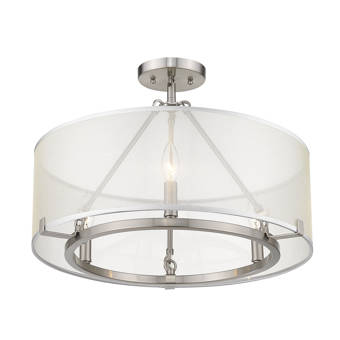 Birch Lane Madge 4 Light 14 Lantern Square Semi Flush Mount Reviews Wayfair