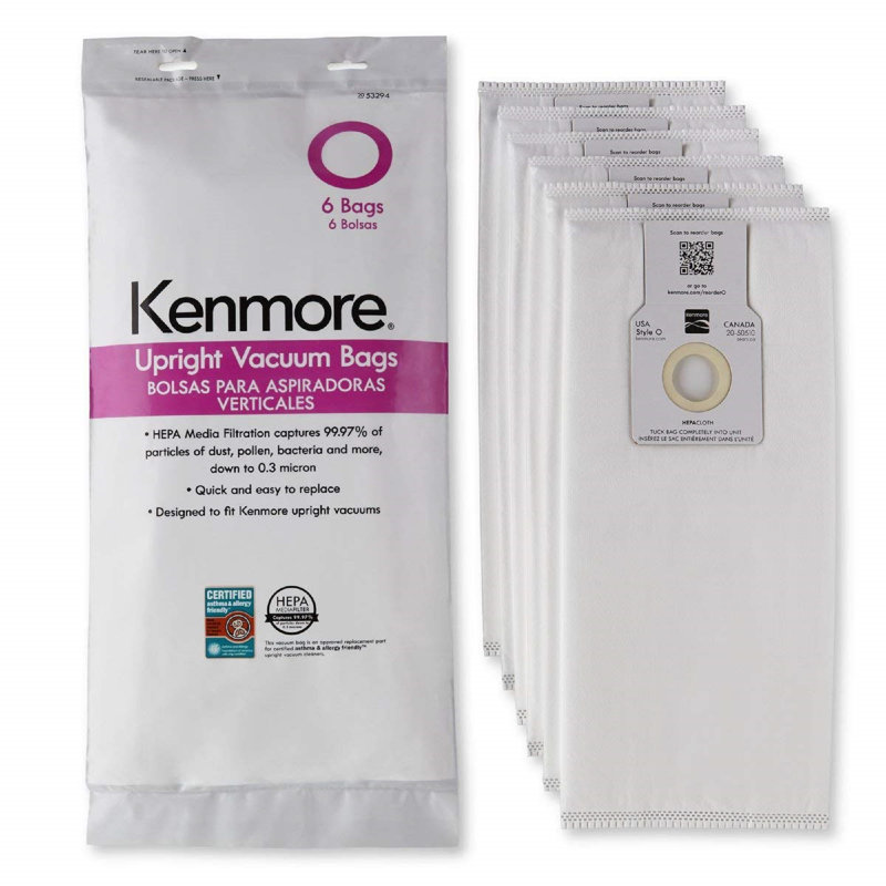 Kenmore O Hepa Vacuum Bags For Upright Vacuums Wayfair O Hepa Vacuum Bags For Upright Vacuums